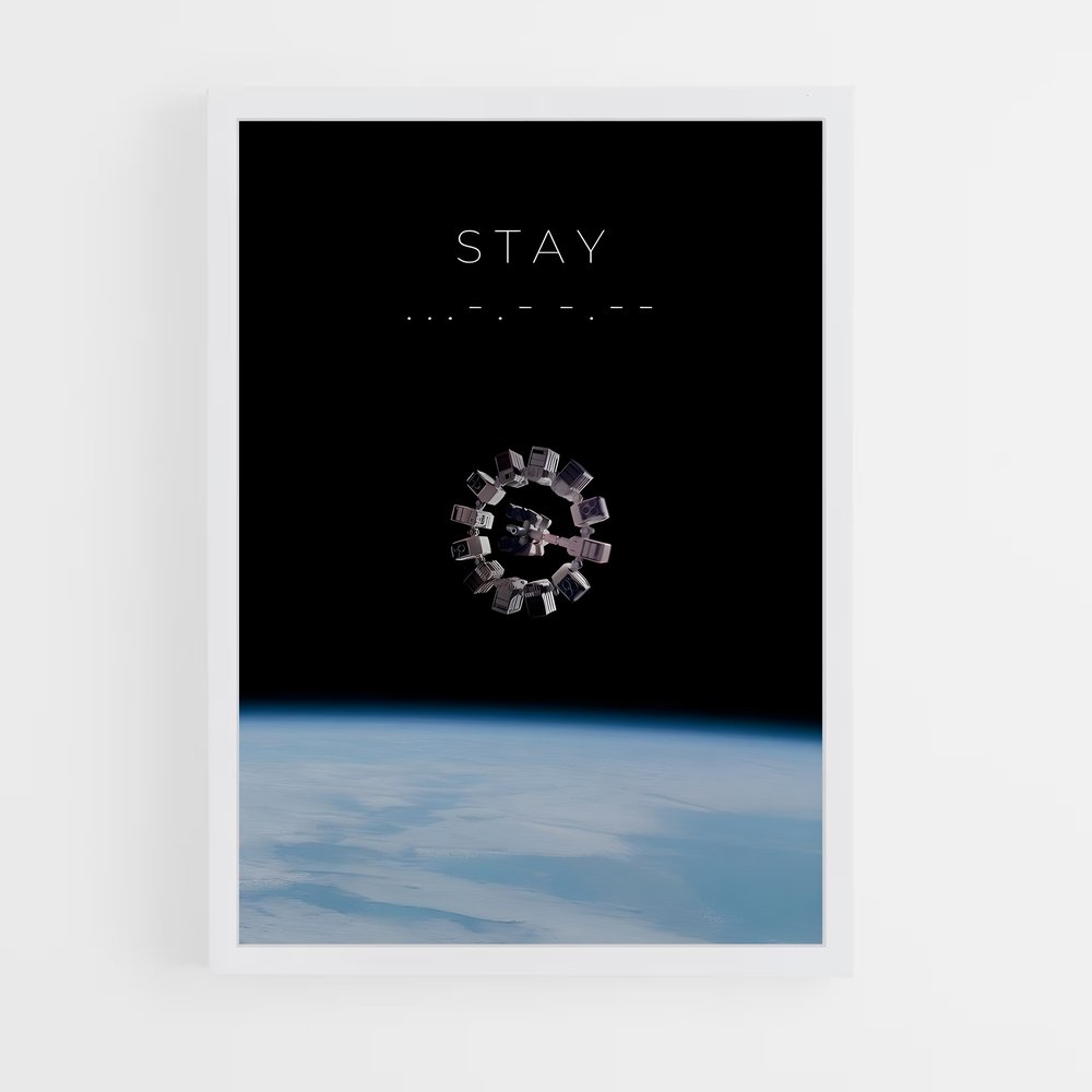 Poster Interstellar art fascinant – affiche Art spatial (vue 3)